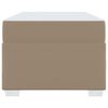 vidaXL Ramsvík með dýnu Cappuccino 80 x 200 cm dúkur