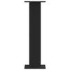 vidaXL Plöntustandar 2 stk Svört 30x30x95 cm Samsettur Viður