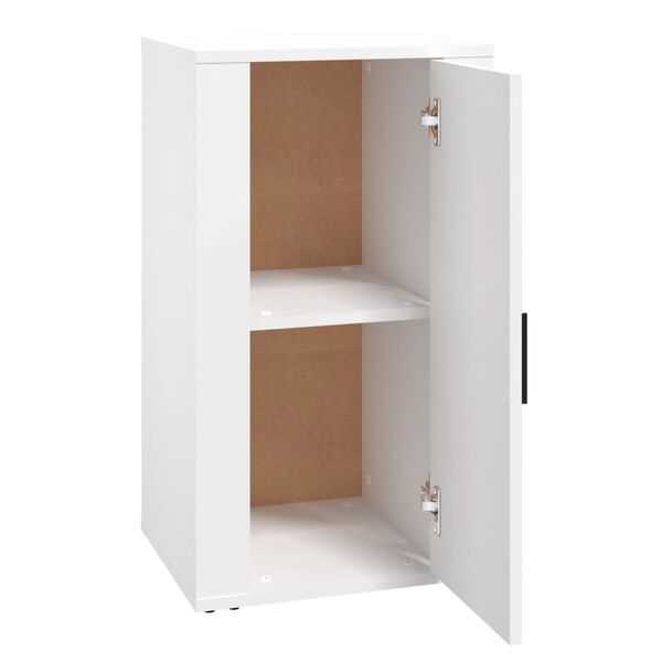 vidaXL skenkur Hvítur 40x33x70 cm Samsettur Viður