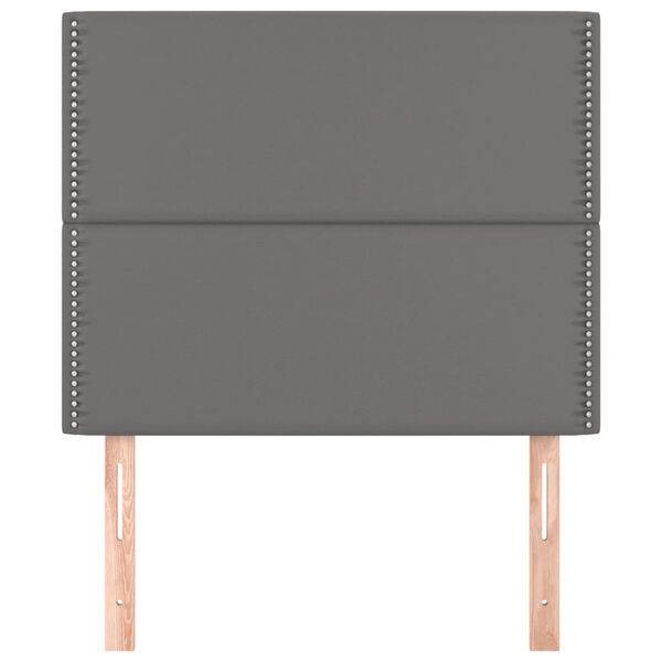 vidaXL H&ouml;fu&eth;gafl gr&aacute;r 90x5x118/128 cm gervile&eth;ur