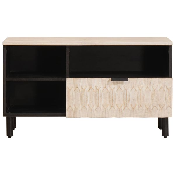 vidaXL Sj&oacute;nvarpssk&aacute;pur Hv&iacute;ta &thorn;vott &aacute;fer&eth; 80 x 33 x 46 cm Hart mang&oacute;tr&eacute;