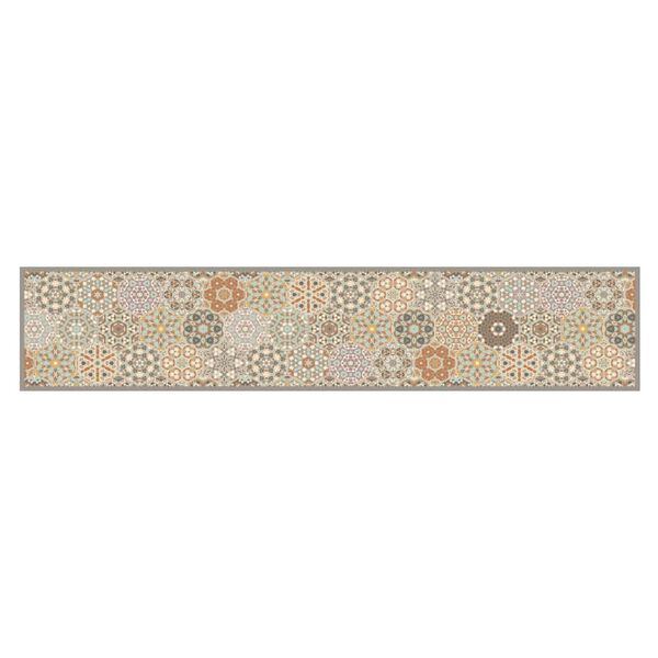 vidaXL Eldh&uacute;smotta &THORN;vottheld Sexhyrningar Pastel 60x300 cm Flauel