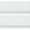 vidaXL Gir&eth;ingarp&oacute;stur 44 pcs Gr&aelig;nn 180 cm St&aacute;l