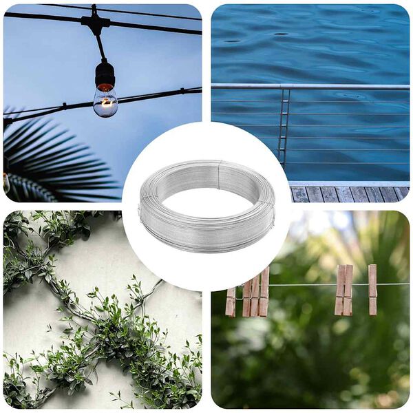 vidaXL Gir&eth;ingabindiv&iacute;r 250 m 2,5 mm St&aacute;l