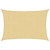 vidaXL S&oacute;lskyggnisegl Sandhv&iacute;tt 3x2 m 100% P&oacute;l&yacute;ester Oxford