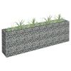 vidaXL Gabion Steinakassi Upphækkað Blómaker Sínkhúðað stál180x30x60cm