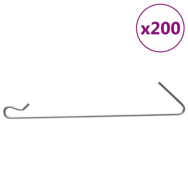 vidaXL Grj&oacute;tkassakr&oacute;kar 200 stk St&aacute;l