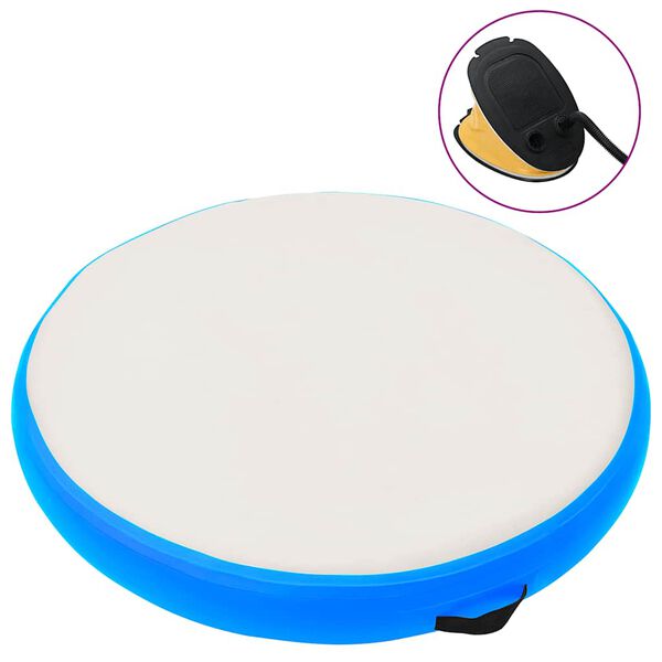 vidaXL Uppbl&aacute;sanleg Fimleikad&yacute;na me&eth; Pumpu 100x100x20 cm PVC Bl&aacute;