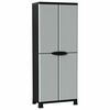 vidaXL Plastsk&aacute;pur 68x39x171,5 cm Rattan-&aacute;fer&eth;