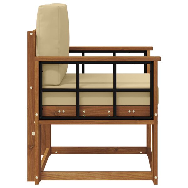 vidaXL &Uacute;tis&oacute;fi Solid Akas&iacute;uskei&eth; og P&oacute;lyester N&aacute;tt&uacute;rulegur