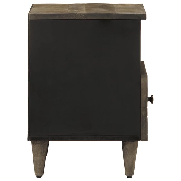 vidaXL n&aacute;ttbor&eth;ssk&aacute;par 2 stk Lj&oacute;sgr&aacute;r 40x33x46 cm Solid Wood Mang&oacute;