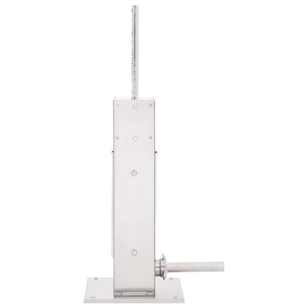 vidaXL Handknúinn Pylsustoppari Silfur53 L Ryðfrítt Stál