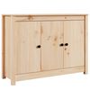 vidaXL Skenkur 100x35x74 cm Gegnheil Fura