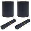 vidaXL Gar&eth;askj&oacute;l 2 pcs D&ouml;kk gr&aacute; 35 x 0,19 m PVC