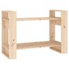 vidaXL B&oacute;kask&aacute;pur/Skilr&uacute;m 80x35x56,5 cm Gegnheil Fura
