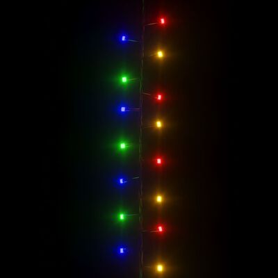 vidaXL LED Ljósasería með 1000 LED Ljósum Marglitur 25 m PVC