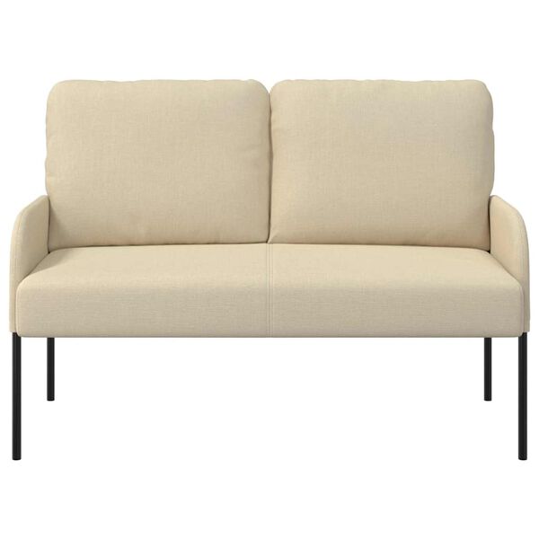 vidaXL S&oacute;far me&eth; p&uacute;&eth;i 110cm Rj&oacute;malitur Krossvi&eth;ur