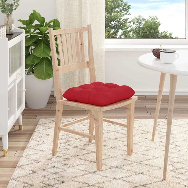 vidaXL Setjp&uacute;&eth;ar 4 pcs Rau&eth;ur 40 x 40 x 12 cm d&uacute;kur
