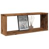 vidaXL Wall Cube Hillur 4 stk Old Wood 60x15x23 cm verkfr&aelig;&eth;ingur