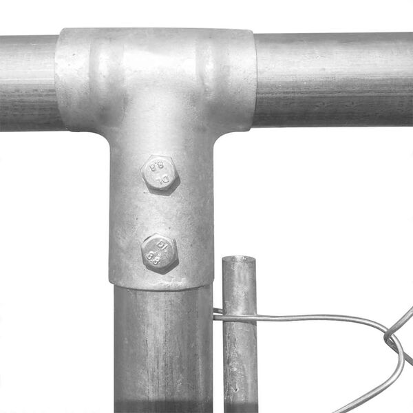 vidaXL &Uacute;tisk&yacute;li fyrir hunda me&eth; &thorn;aki 760 x 190 x 225 cm