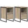 vidaXL N&aacute;ttbor&eth; 2 pcs Sonoma 39,5 x 30 x 50 cm Samsettur vi&eth;ur