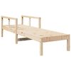 vidaXL S&oacute;lbekkur 199,5x62x55 Gegnheil Fura
