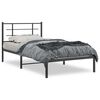 vidaXL M&aacute;lmr&uacute;mgrind me&eth; H&ouml;fu&eth;gafli Sv&ouml;rt 100x200 cm