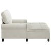 vidaXL Chaise Lounge me&eth; p&uacute;&eth;i Rj&oacute;malitur 91 x 157 x 91 cm Flauel