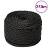 vidaXL B&aacute;tareipi Svartur 14 mm 250 m P&oacute;l&yacute;pr&oacute;p&yacute;len
