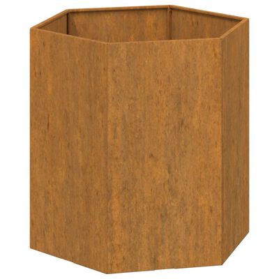 vidaXL Gróðursetningu Rusty 40x40x45 cm Corten Stál