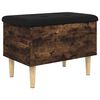 vidaXL Geymslubekkur Reykt&oacute;na Eikarlitur 62x42x46 cm Samsettur Vi&eth;ur
