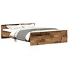 vidaXL R&uacute;mgrind &aacute;n D&yacute;nu Gamall vi&eth;ur 150x200 cm Hanna&eth;ur vi&eth;ur