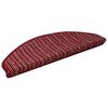 vidaXL Sj&aacute;lfklemmdu stiga mottur 15 pcs Rau&eth;ur 65 x 21 x 4 cm