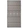 vidaXL Flatofin &Uacute;timotta 100x200 cm Sv&ouml;rt R&ouml;nd&oacute;tt