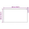 vidaXL Garnogard&iacute;na me&eth; gluggatj&ouml;ldum Hv&iacute;tt 260 x 500 cm P&oacute;l&yacute;ester