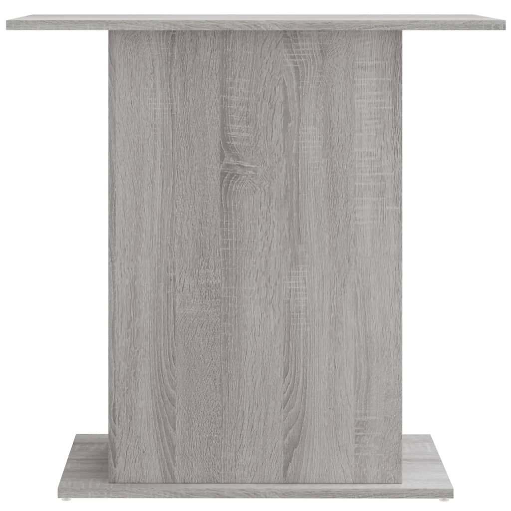 vidaXL Fiskabúrsstandur Grár Sonoma 75x36x72,5 cm Samsettur Viður