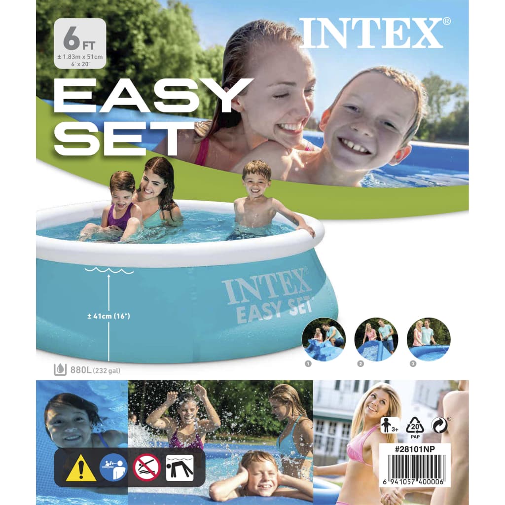 Intex Sundlaug "Easy Set" 183x51 cm 28101NP
