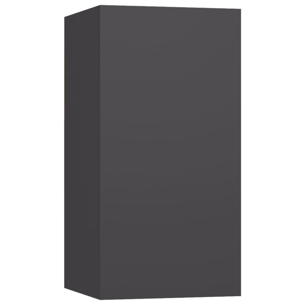 803330 vidaXL TV Cabinet Grey 30,5x30x60 cm Chipboard