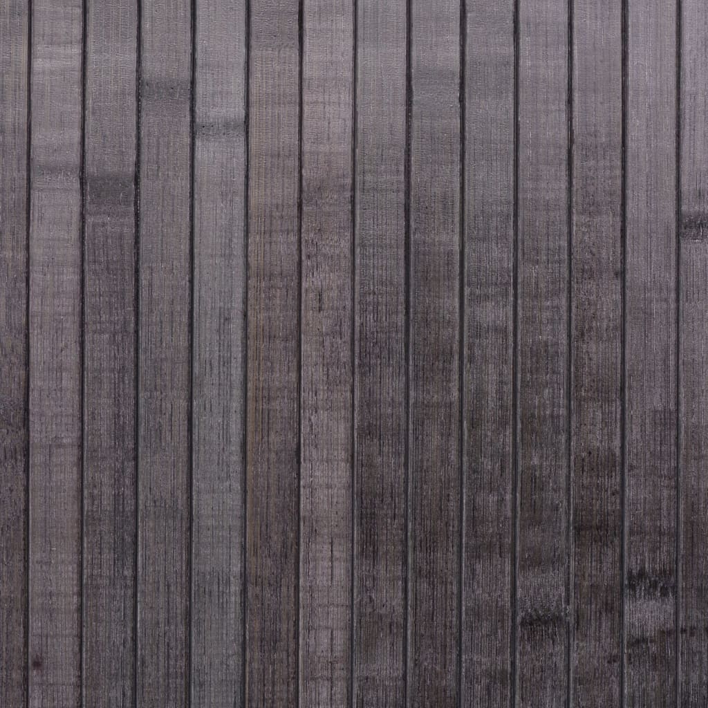 vidaXL Herbergisskilrúm Bambus Grátt 250x165 cm