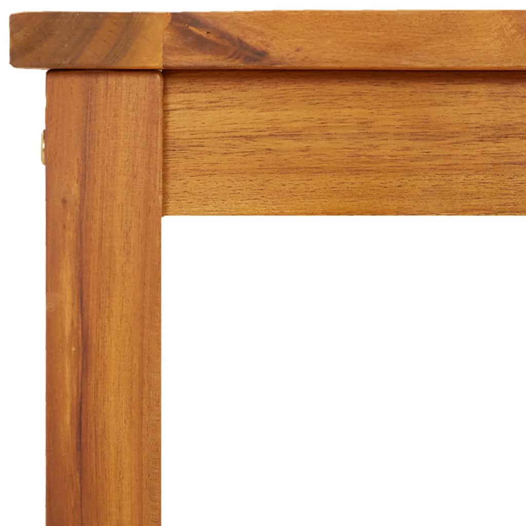 vidaXL Garðbekkur 80x35x45 cm Solid Wood Acacia