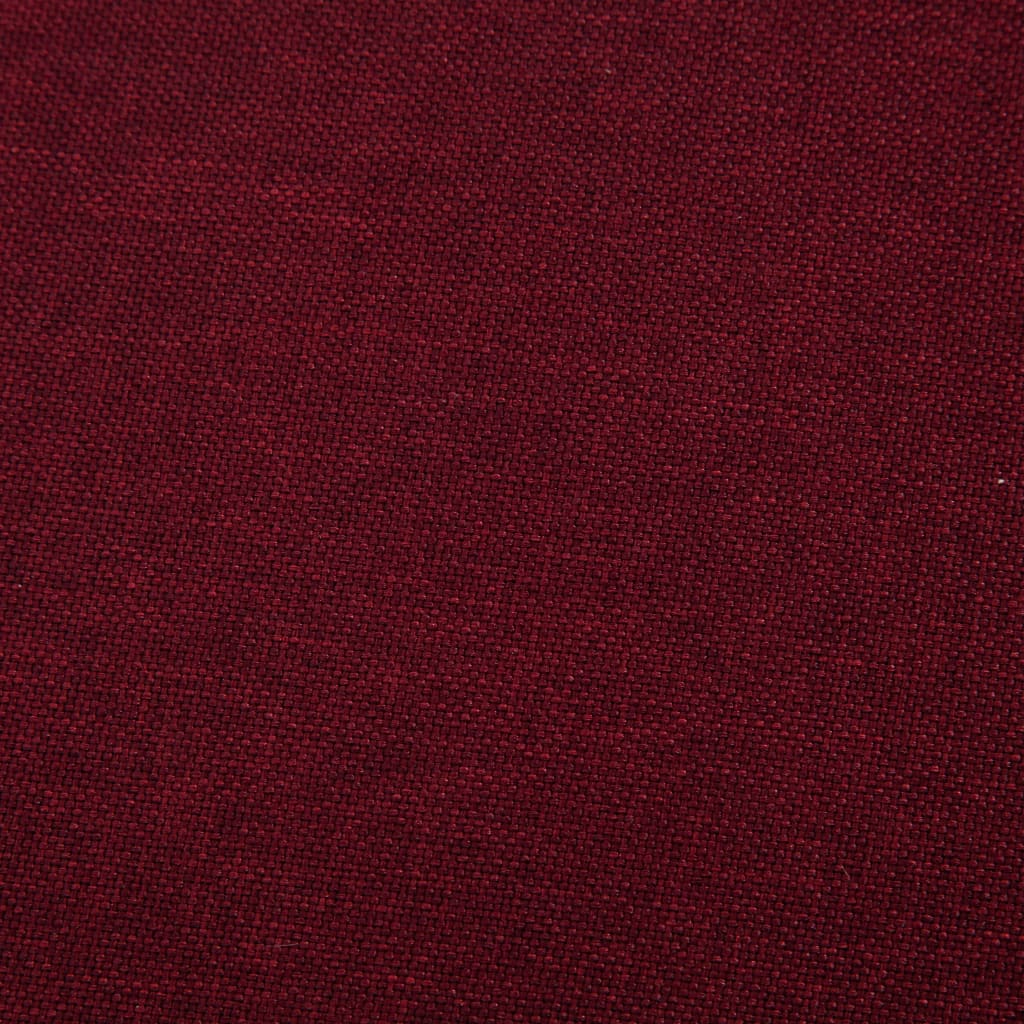 282200 vidaXL Sofa Bed Wine Red Polyester
