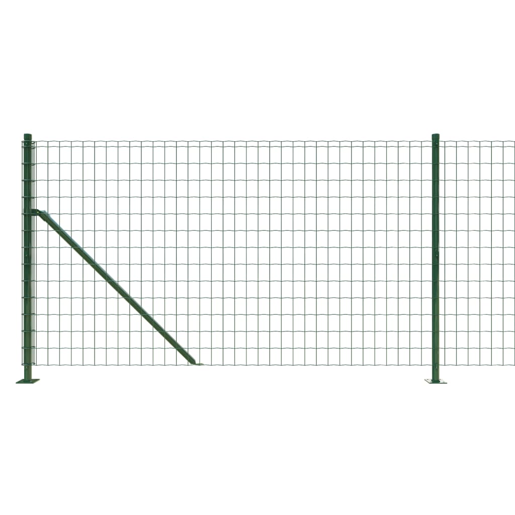 vidaXL Netagirðing með Jarðfestingu Græn 0,8x10 m