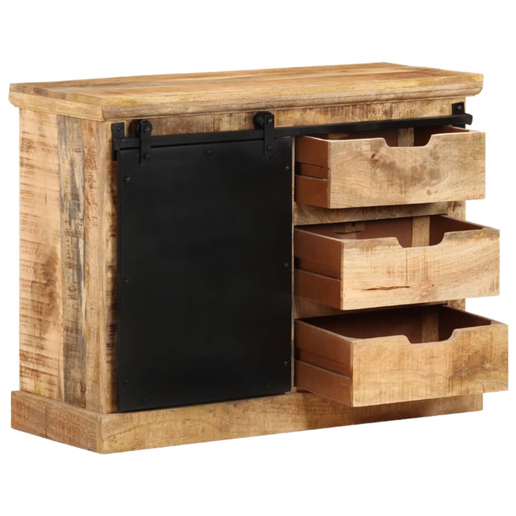 286409 vidaXL Sideboard 80x30x60 cm Solid Mango Wood
