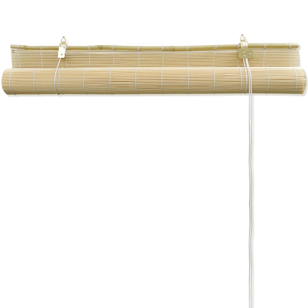 Náttúrulegar Bambus Rúllugardínur 120 x 220 cm