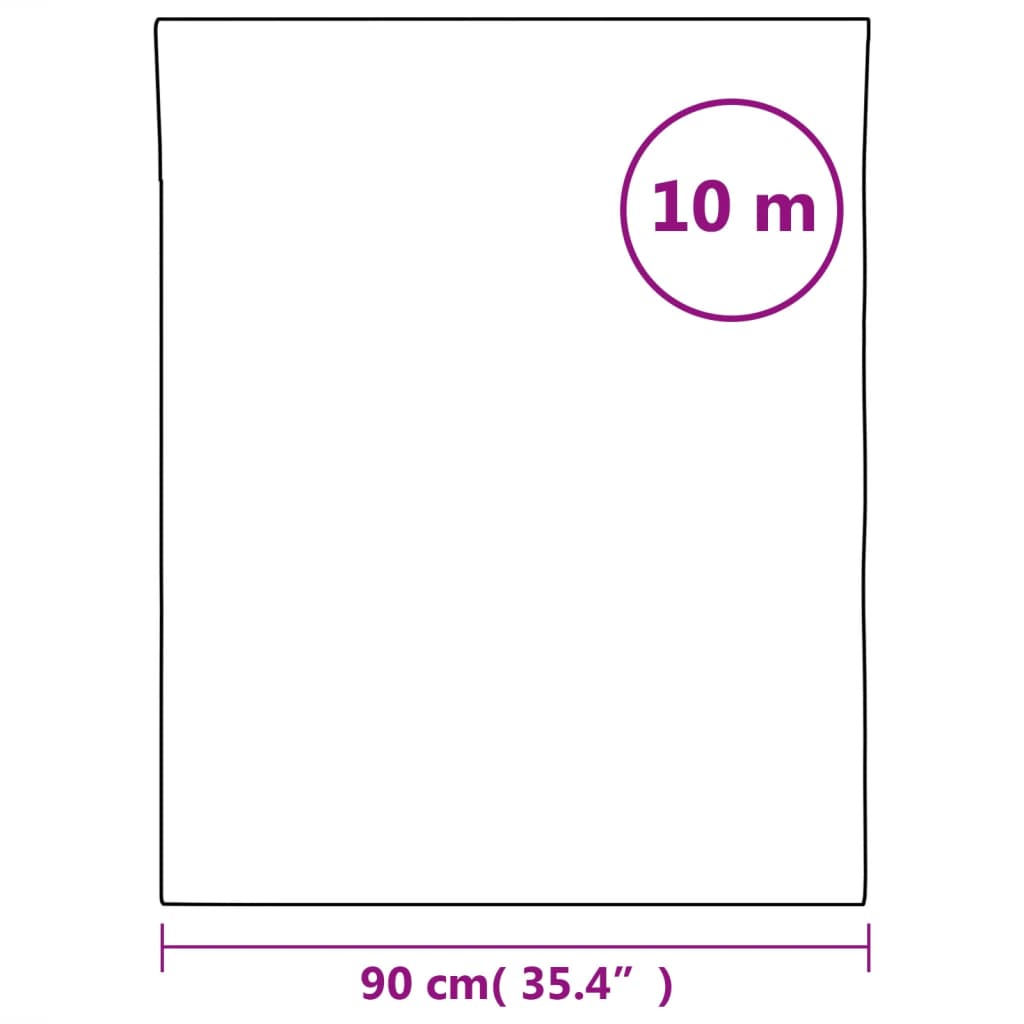 vidaXL Gluggafilmur Hrímaðar Gegnsæjar Hvítur 90x1000 cm PVC