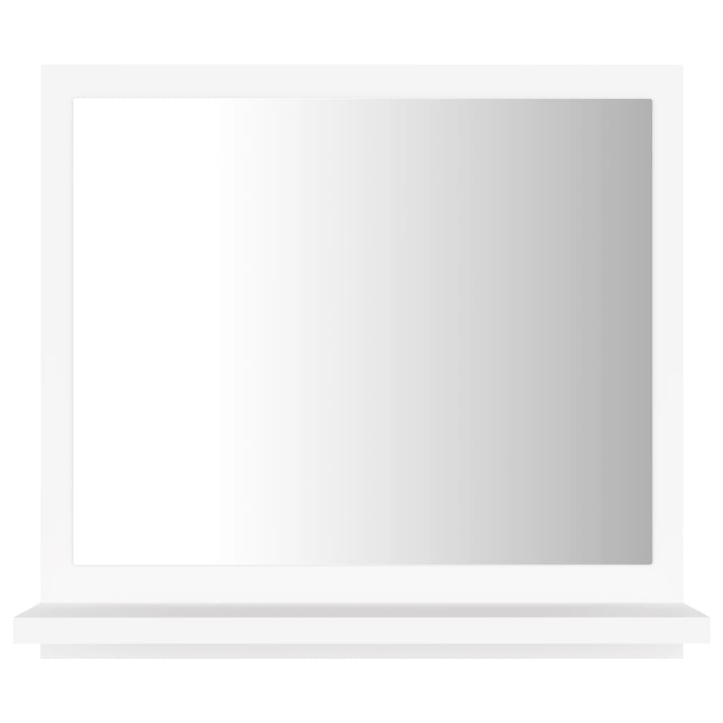 804553 vidaXL Bathroom Mirror White 40x10,5x37 cm Chipboard