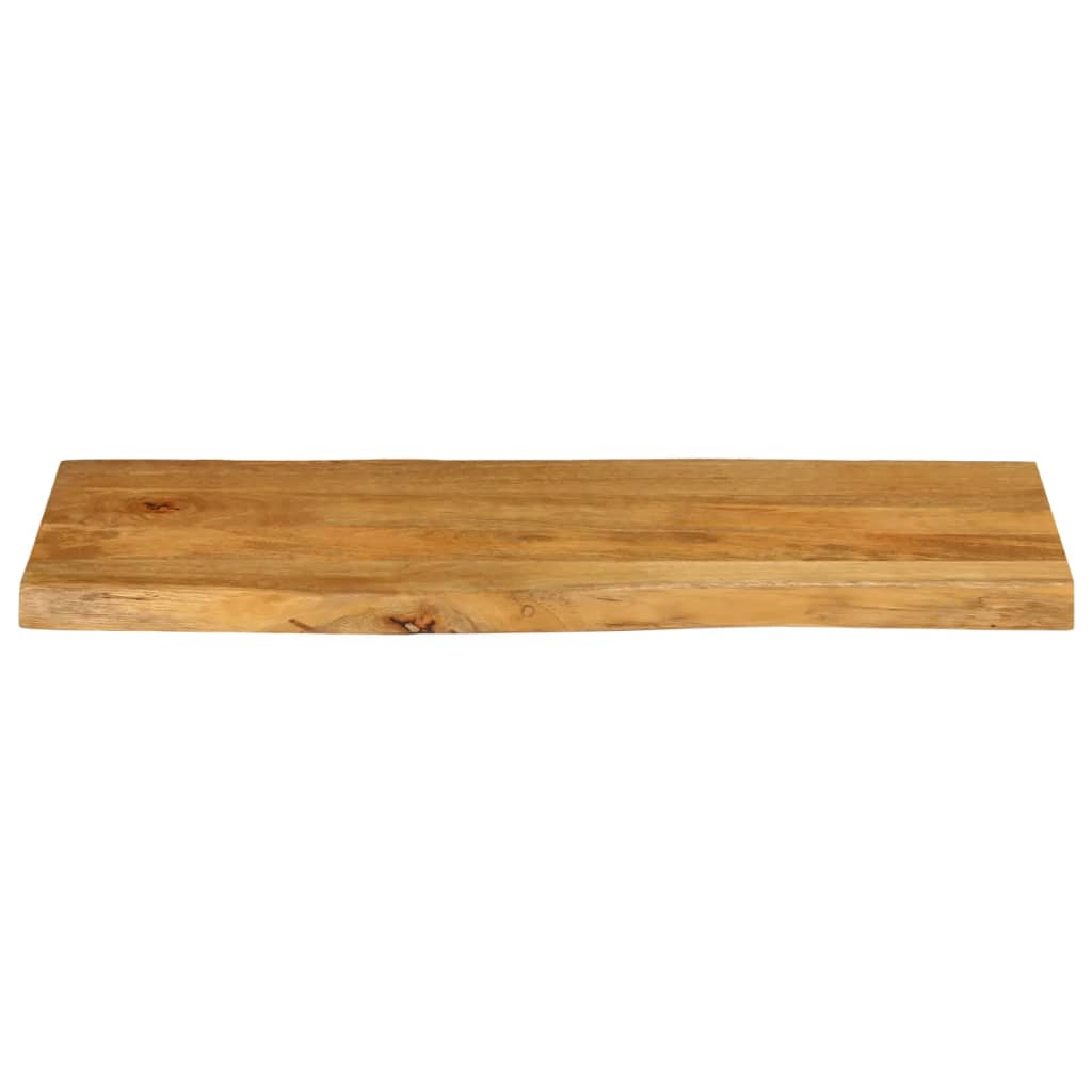 vidaXL Borðplata 100x40x3,8cm Náttúrulegum Brúnum Gegnheill Mangóviður