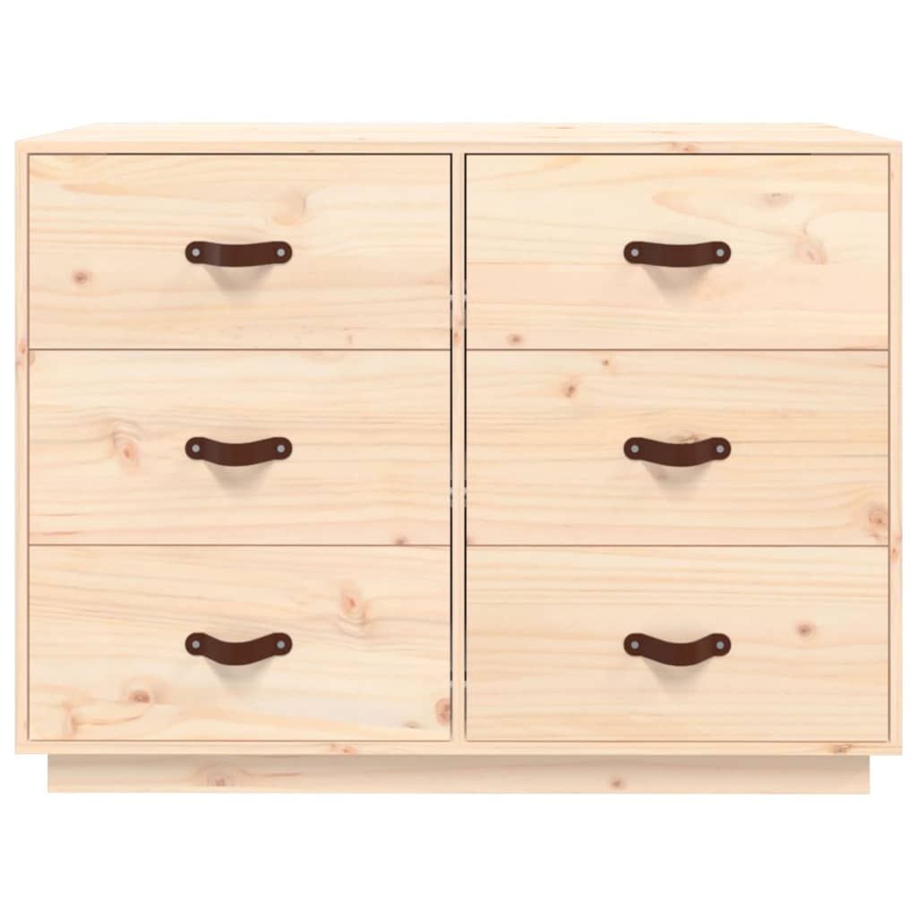 vidaXL skenkur 100x40x75 cm Solid Wood Furu