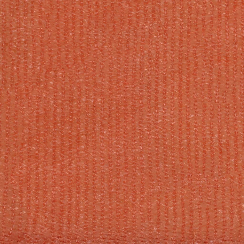 vidaXL Utandyra Rúllugardína 160x230 cm Appelsínugult