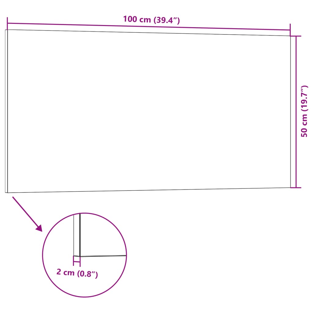 vidaXL 3D Veggþil 10 stk. Brúnt 100x50 cm EPS